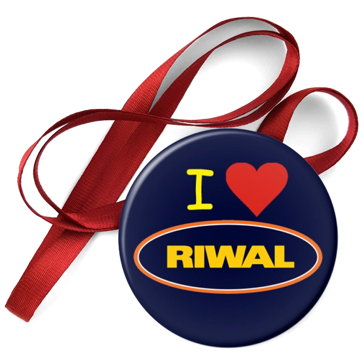 przypinka medal I love Rival