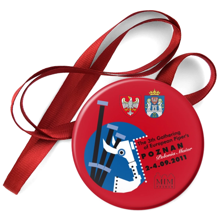 przypinka medal III Zlot Dudziarzy Europy