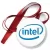 Przypinka medal Intel