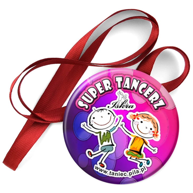 przypinka medal Iskra - Super Tancerz
