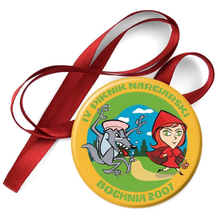 przypinka medal IV Piknik Narciarski - Bochnia 2007