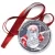 Przypinka medal IX Mikołajkowy Turniej Minisiatkówki Dziewcząt i Chłopców