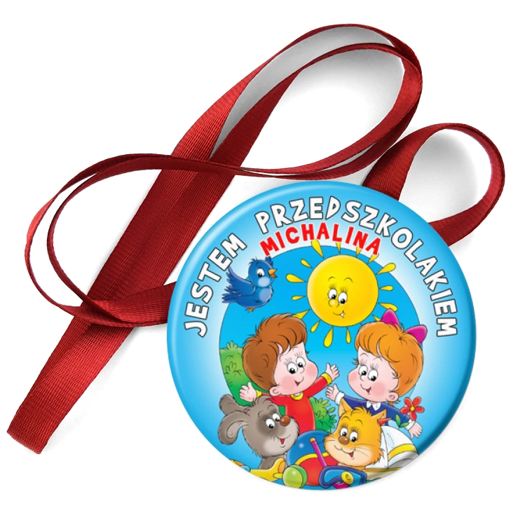 przypinka medal Jestem Przedszkolakiem