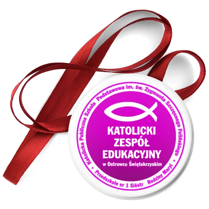 przypinka medal Katolicki Zespół Edukacyjny