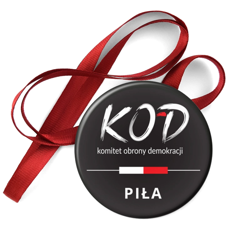 przypinka medal KOD Piła