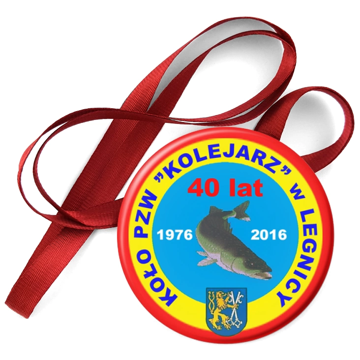 przypinka medal Koło KOLEJARZ Legnica