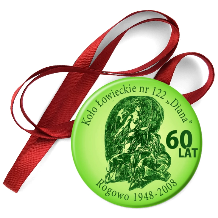 przypinka medal Koło Łowieckie DIANA