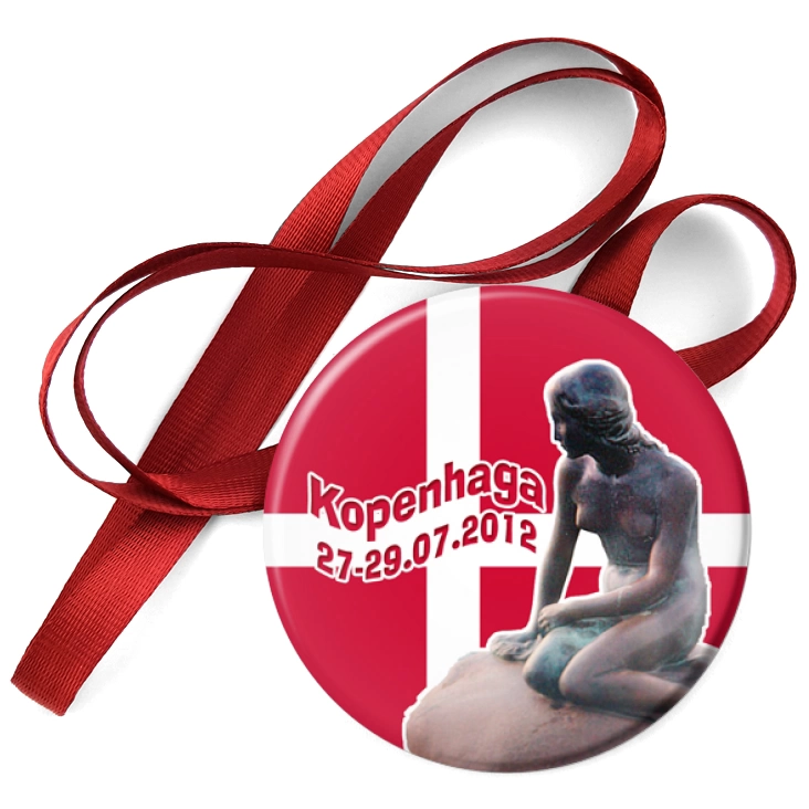 przypinka medal Kopenhaga