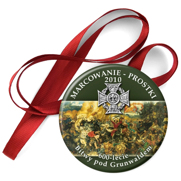 przypinka medal Marcowanie 2010