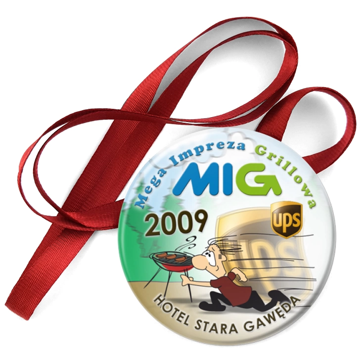 przypinka medal MIG - Mega Impreza Grillowa