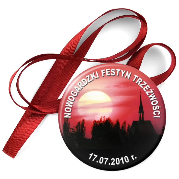 przypinka medal Nowogardzki Festyn Trzeźwości