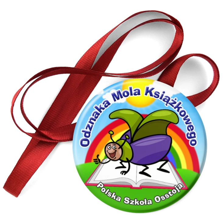 przypinka medal Odznaka mola książkowego