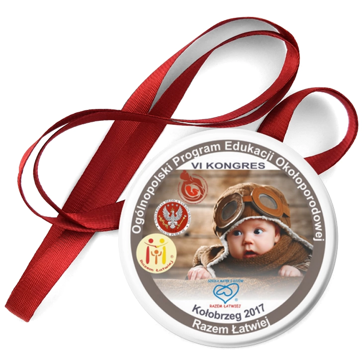 przypinka medal Ogólnopolski Program Edukacji Okołoporodowej
