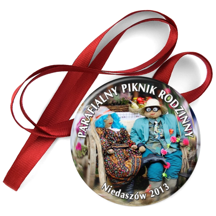przypinka medal Parafialny Piknik Rodzinny - Niedaszów 2013