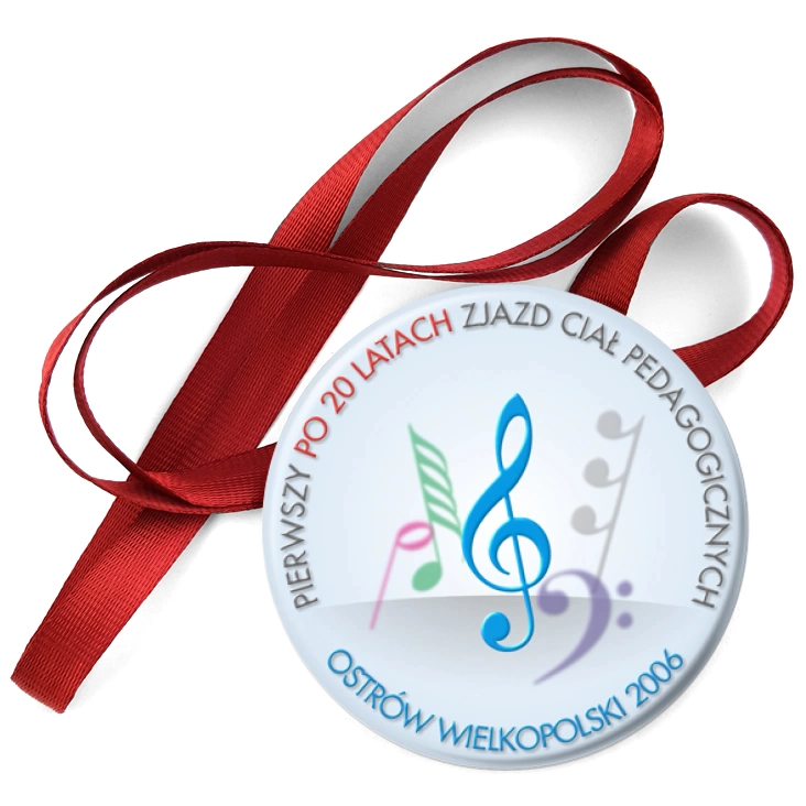 przypinka medal Pierwszy po 20 latach Zjazd Ciał Pedagogicznych