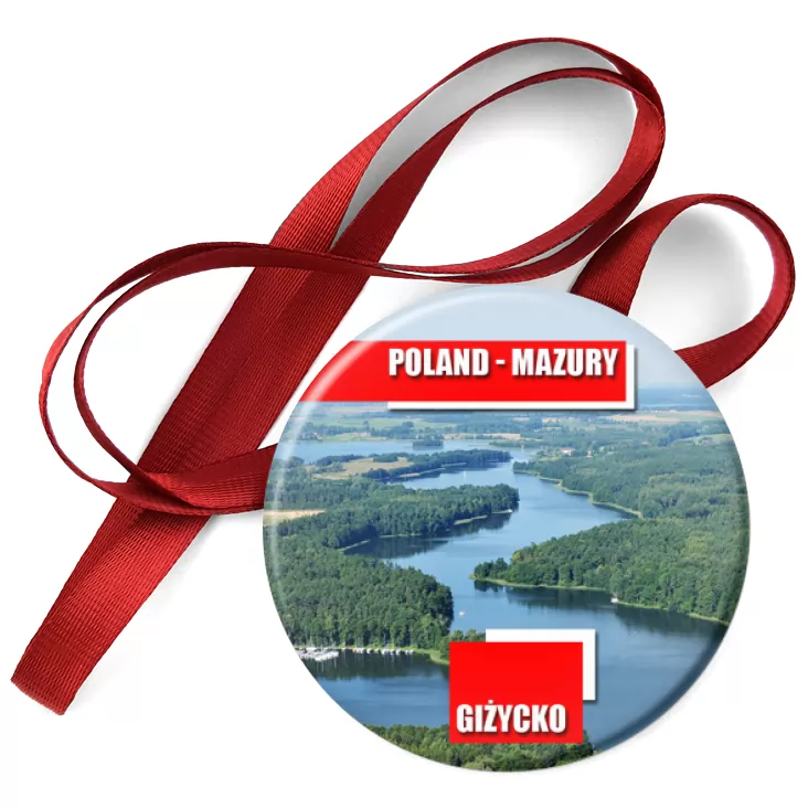 przypinka medal Poland-Mazury Giżycko