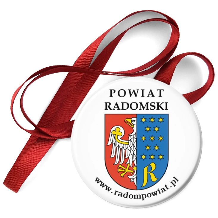 przypinka medal Powiat Radomski