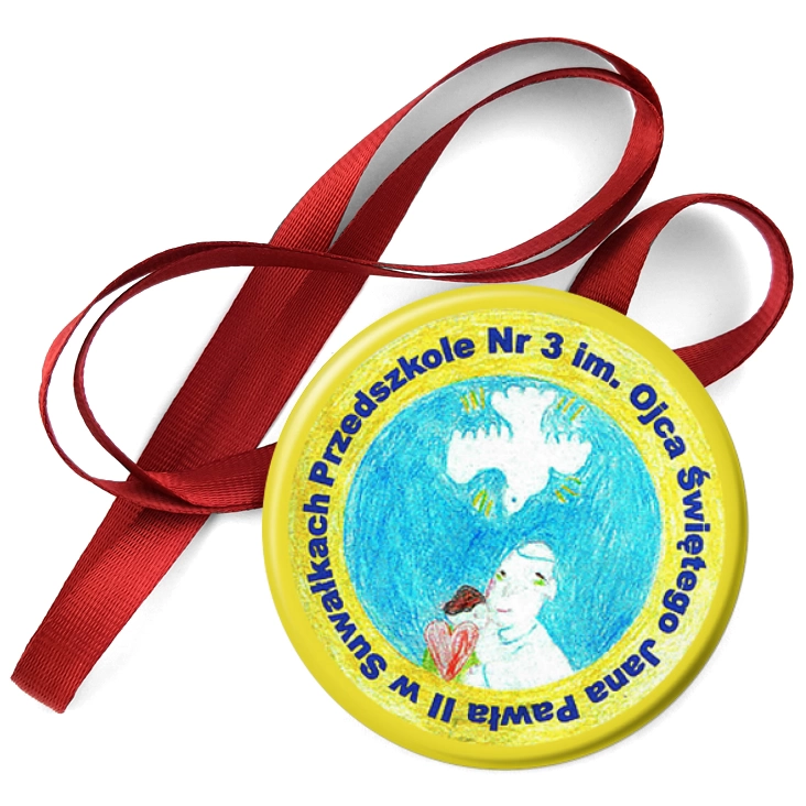 przypinka medal Przedszkole nr 3 w Suwałkach