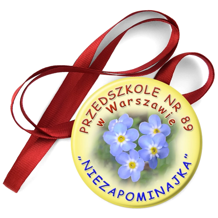 przypinka medal Przedszkole nr 89 w Warszawie