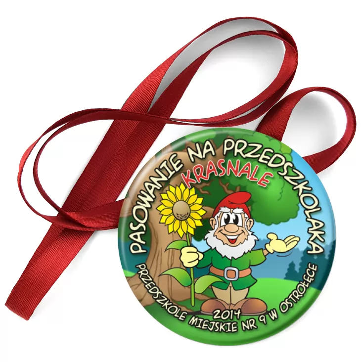 przypinka medal Przedszkole nr 9 w Ostrołęce