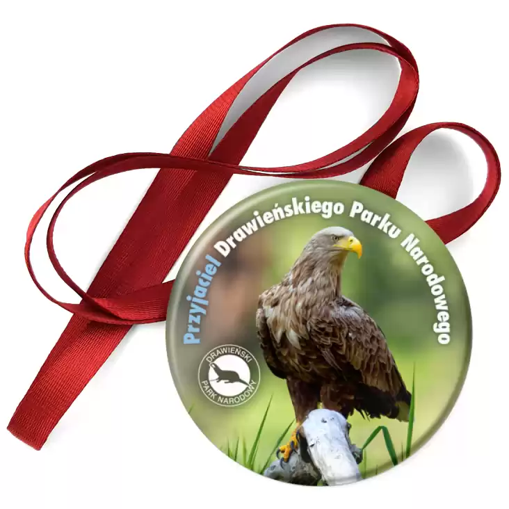 przypinka medal Przyjaciel Drawieńskiego Parku Narodowego