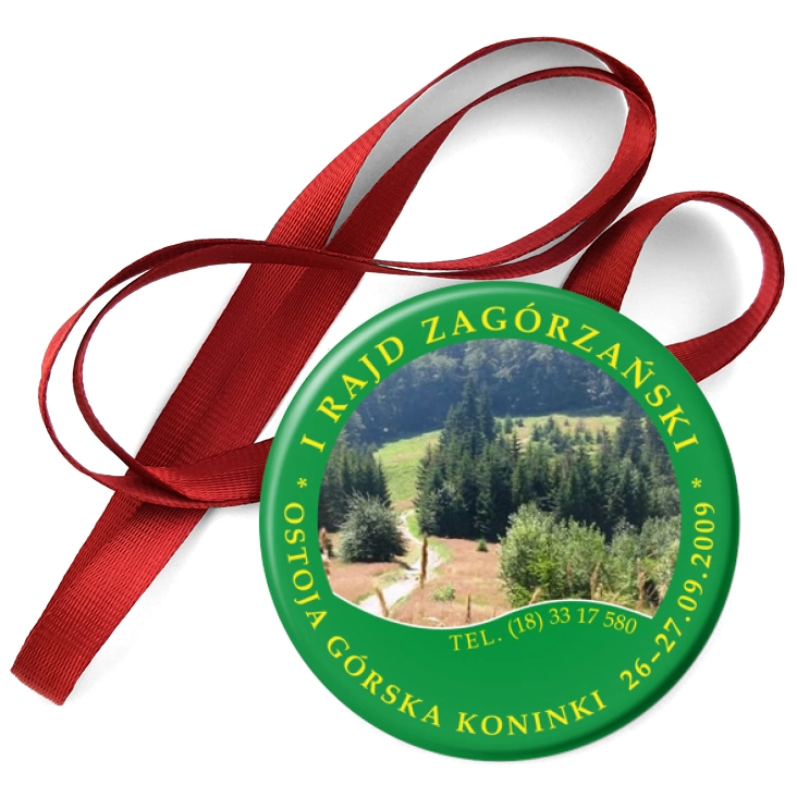 przypinka medal Rajd Zagórzański