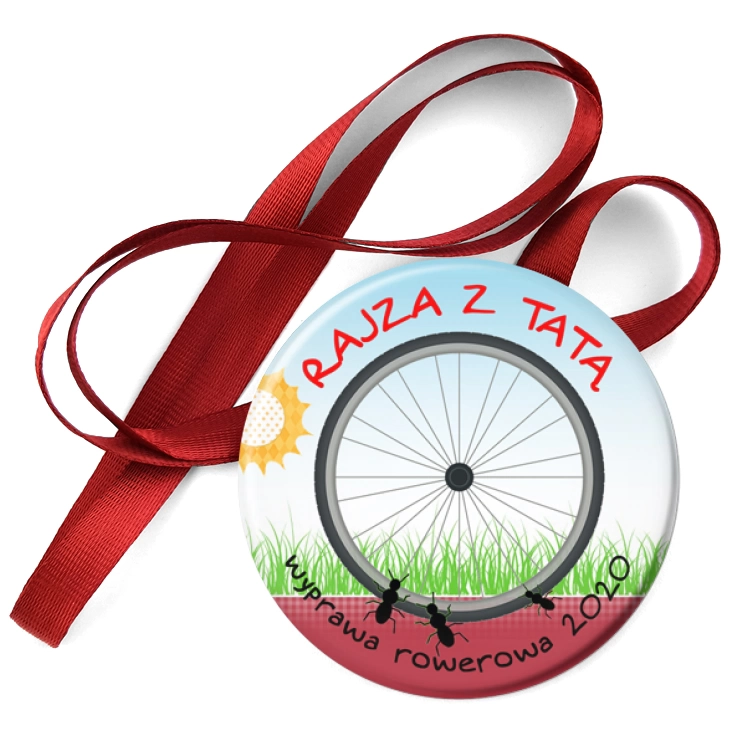 przypinka medal Rajza z tatą