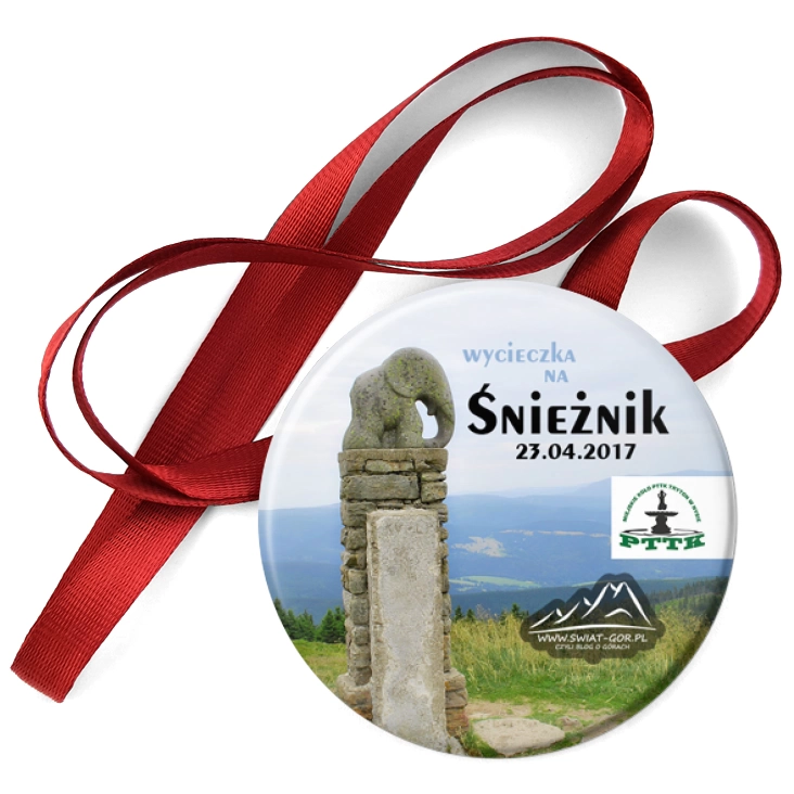 przypinka medal Śnieżnik