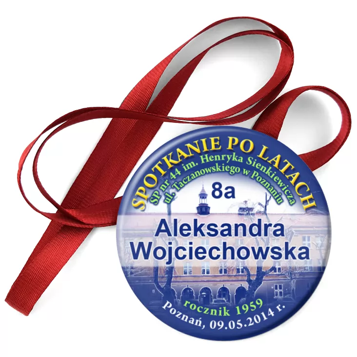 przypinka medal SP nr 44 w Poznaniu - Spotkanie po latach