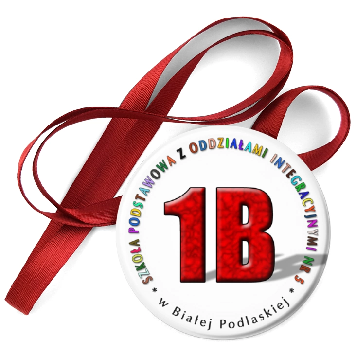 przypinka medal SP nr 5 w Białej Podlaskiej