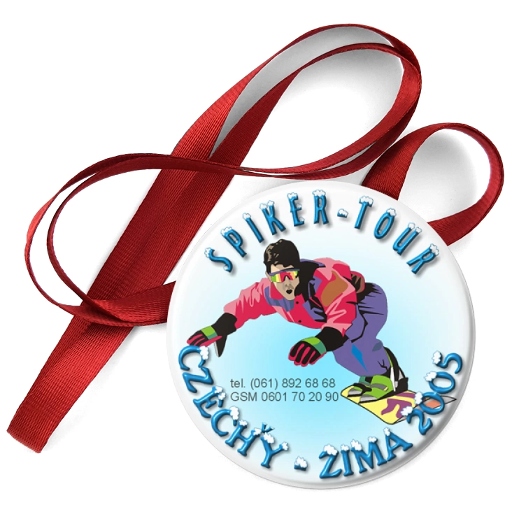 przypinka medal Spiker-Tour Czechy