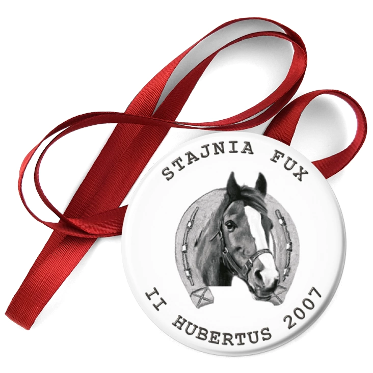 przypinka medal Stajnia Fux - Hubertus 2007