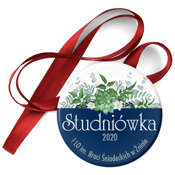 przypinka medal Studniówka 2020