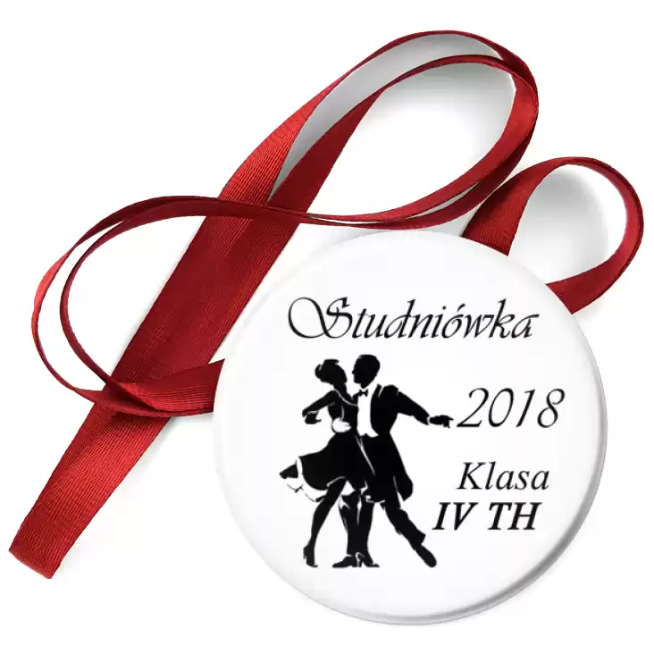 przypinka medal Studniówka 2018 - IV TH