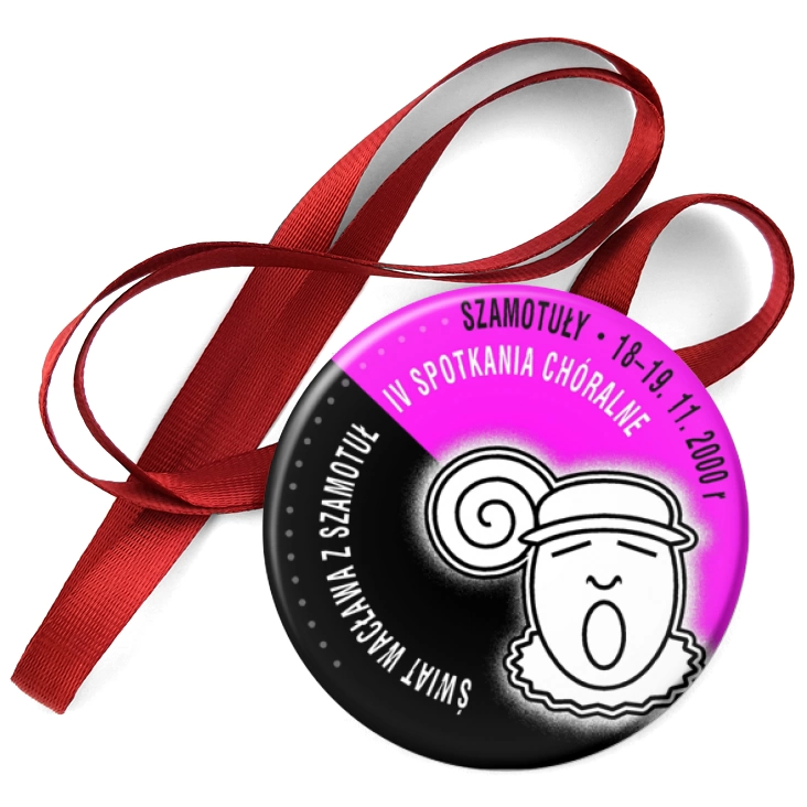 przypinka medal Świat Wacława z Szamotuł