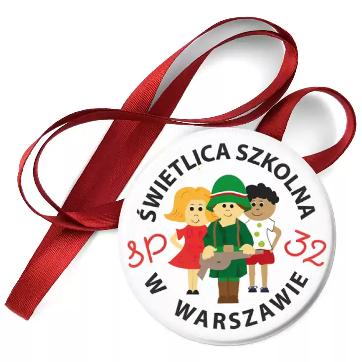 przypinka medal Świtlica Szkolna SP 32 w Warszawie