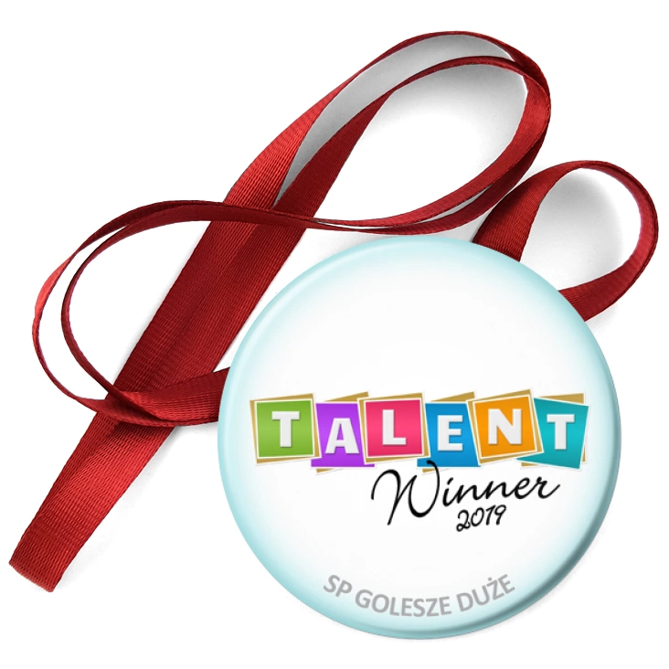 przypinka medal Talent Winner 2019