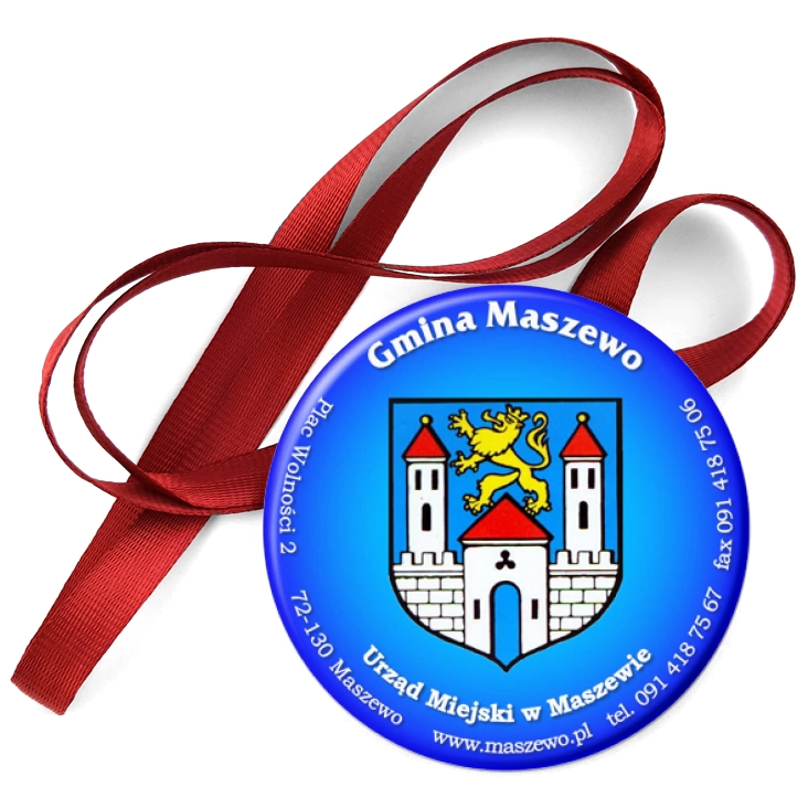 przypinka medal Urząd Miejski w Meszewie