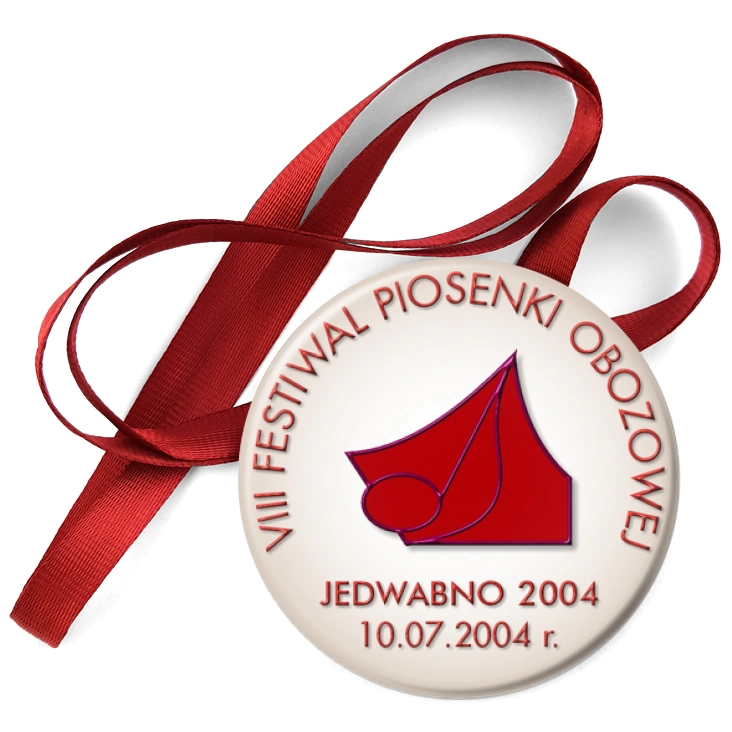 przypinka medal VIII Festiwal Piosenki Obozowej