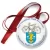 Przypinka medal VIII Powiatowy Rajd Rowerowy