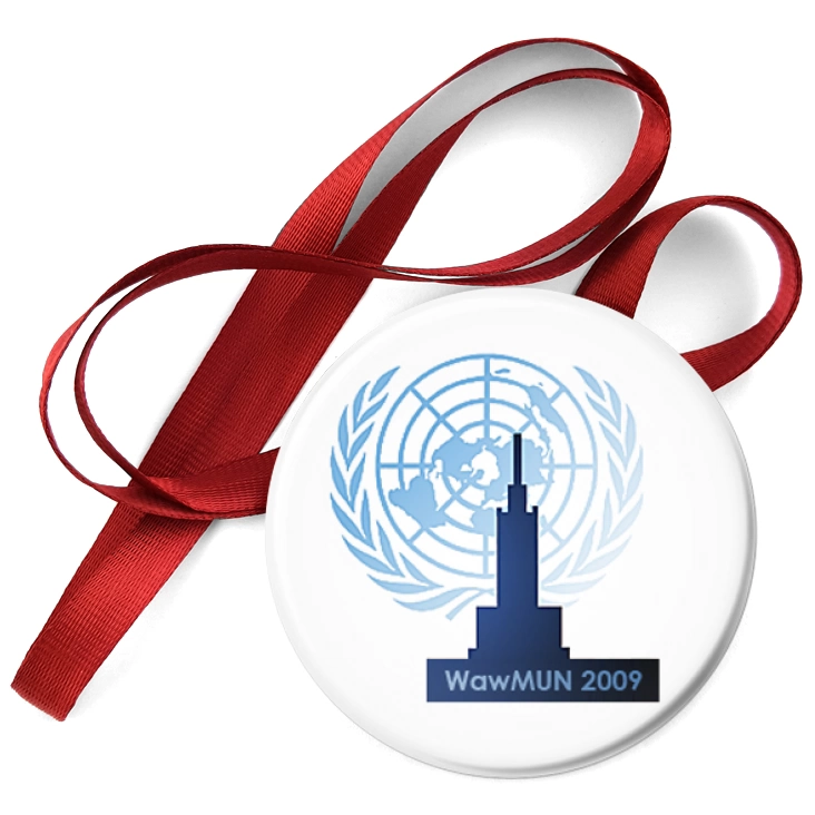 przypinka medal Warsaw Model United Nations 2009
