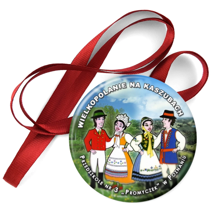 przypinka medal Wielkopolanie na Kaszubach