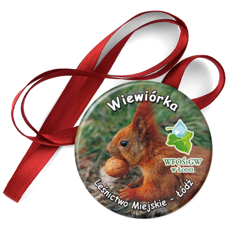 przypinka medal Wiewiórka