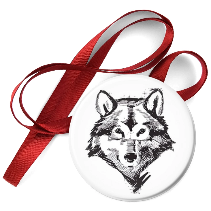 przypinka medal Wilk