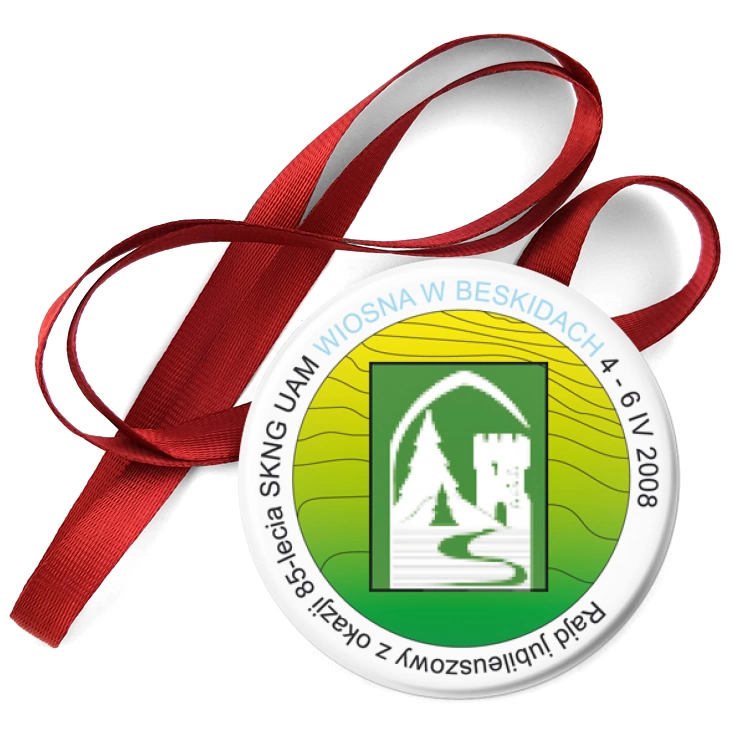 przypinka medal Wiosna w Beskidach