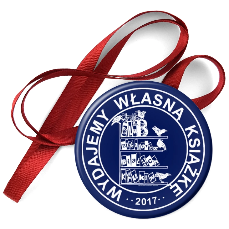 przypinka medal Wydajemy Własną Książkę