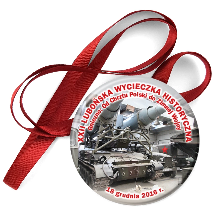 przypinka medal XXII Lubońska Wycieczka Historyczna