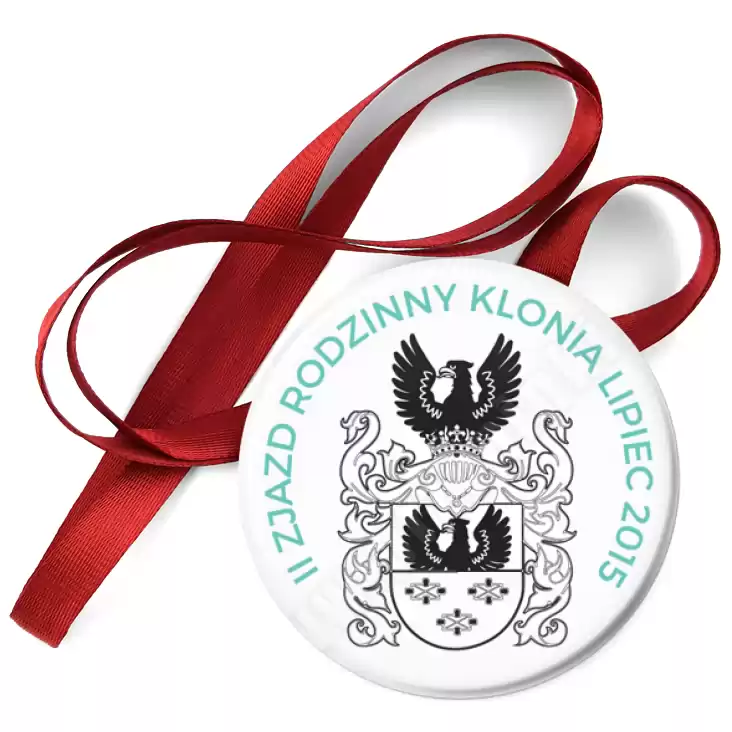 przypinka medal Zjazd Rodzinny Klonia 2015