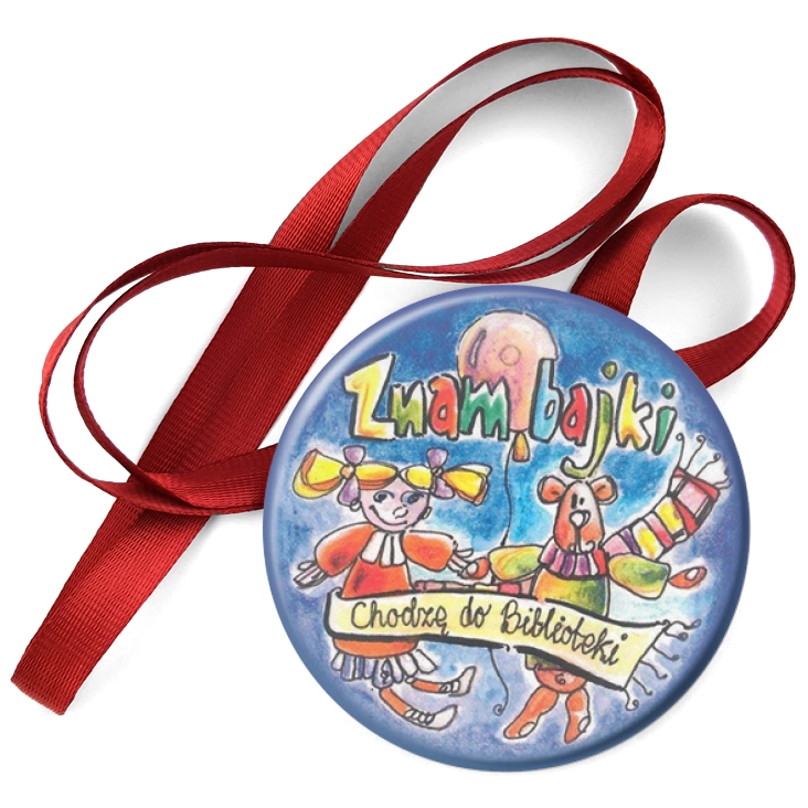 przypinka medal Znam bajki