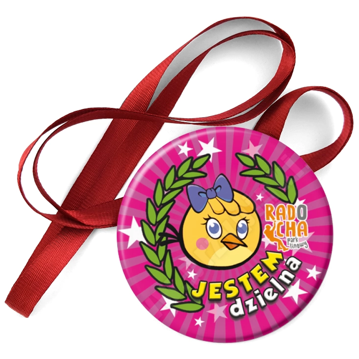 przypinka medal Radocha - jestem dzielna